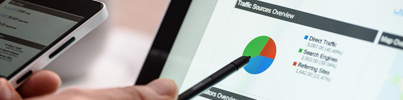 Seo is the most cost-effective method of gaining traffic to your website Pointing to statistics of Direct Traffic to a website from O2 REAL℠
